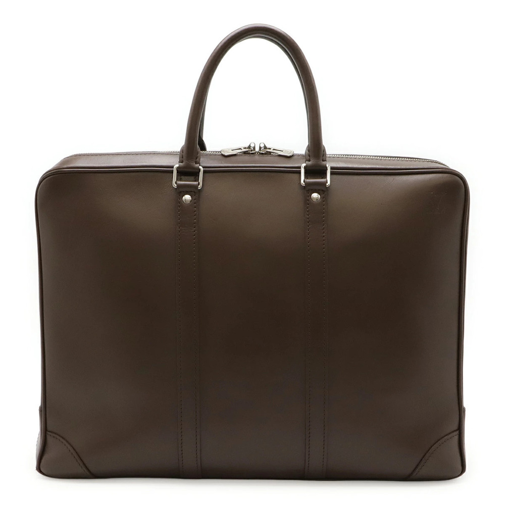 LOUIS VUITTON Nomade PDV Port Voyage Business Bag Briefcase Leather Mocha Brown